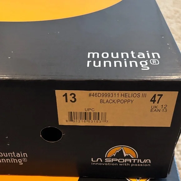 La Sportiva HELIOS III mountain running shoes